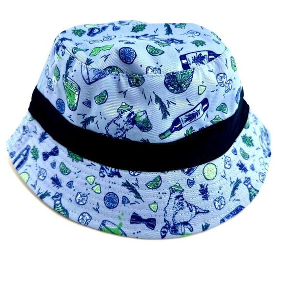 William Murray Light Blue Salty Raccoon Bucket Hat Size XL